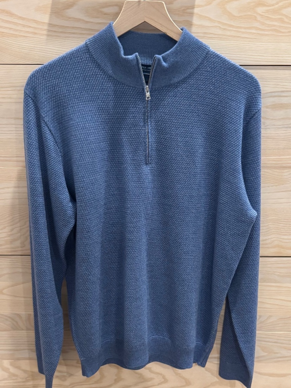 PETER MILLAR CROWN CRAFTED 1/4 ZIP SWEATER